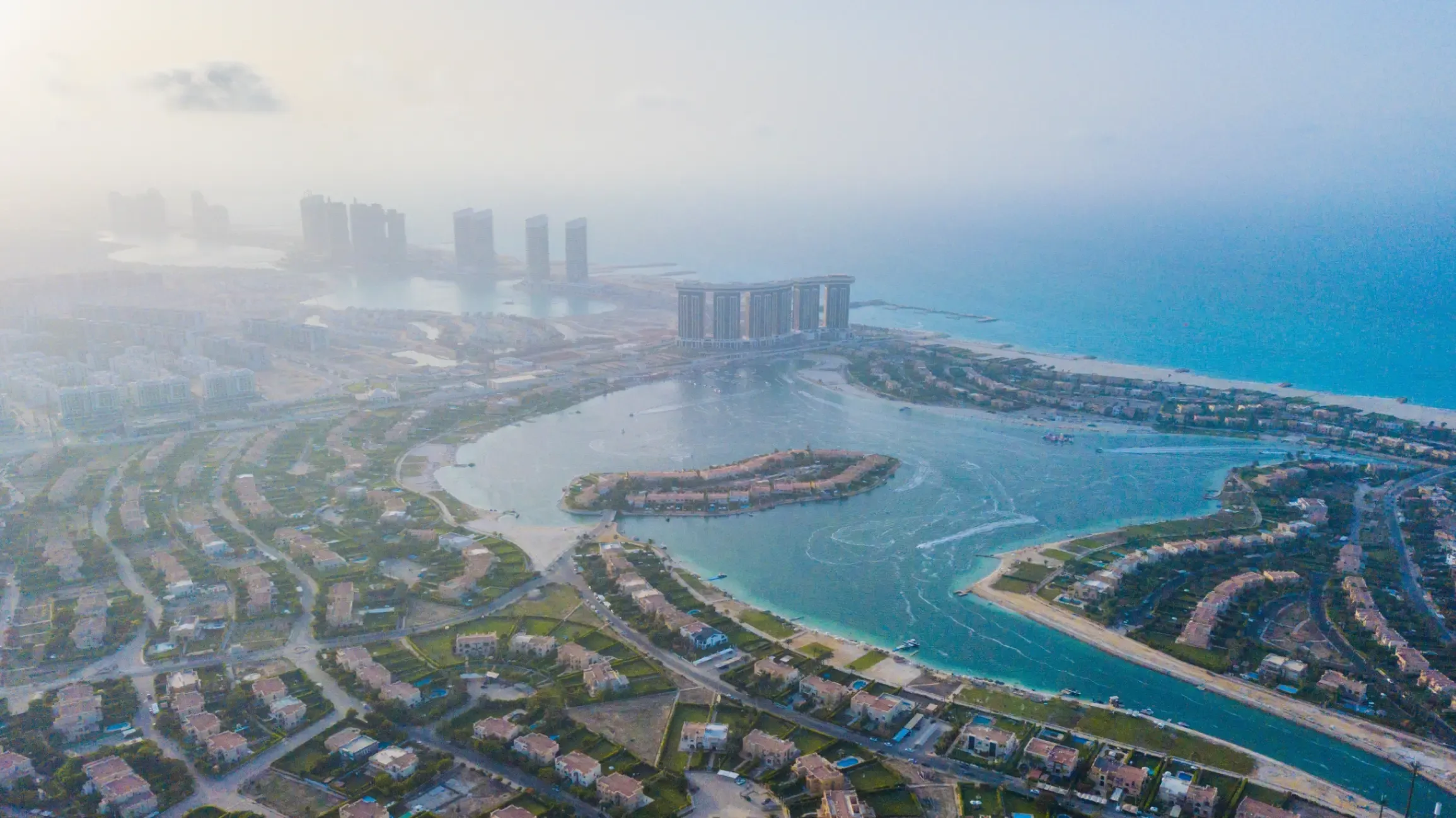 New Alamein City, located on Egypt's North Coast.