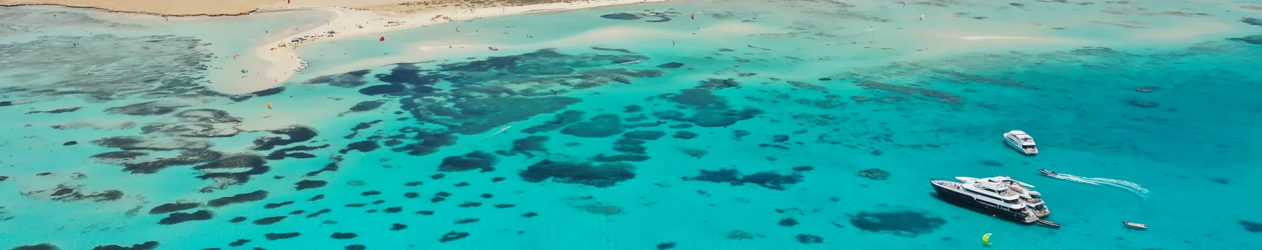 Beautiful Tawila Island, near Hurghada, Egypt, in the sunshine.