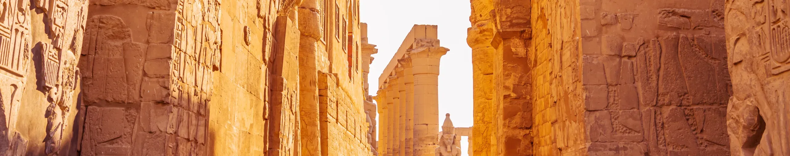 Ancient Luxor Temple in Luxor, Egypt. 